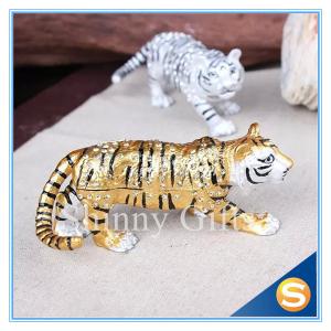 Quality Animal Tiger Pewter Trinket Box wholesale