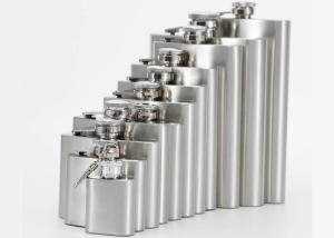 Quality Environmental Protection 1- 18 Oz Hip Flask Plastic Cover Stainless Steel Jug wholesale