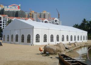 Quality White 2Nd Hand Clear Span Marquee , Outside Storage Tents 500 People wholesale