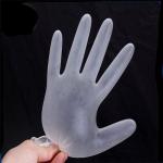 PVC Disposable Exam Gloves , Food Grade Transparent Disposable Gloves