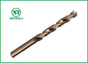 Quality Amber Finished Cobalt Drill Bit , Parallel Shank Hss Twist Drill Bit wholesale