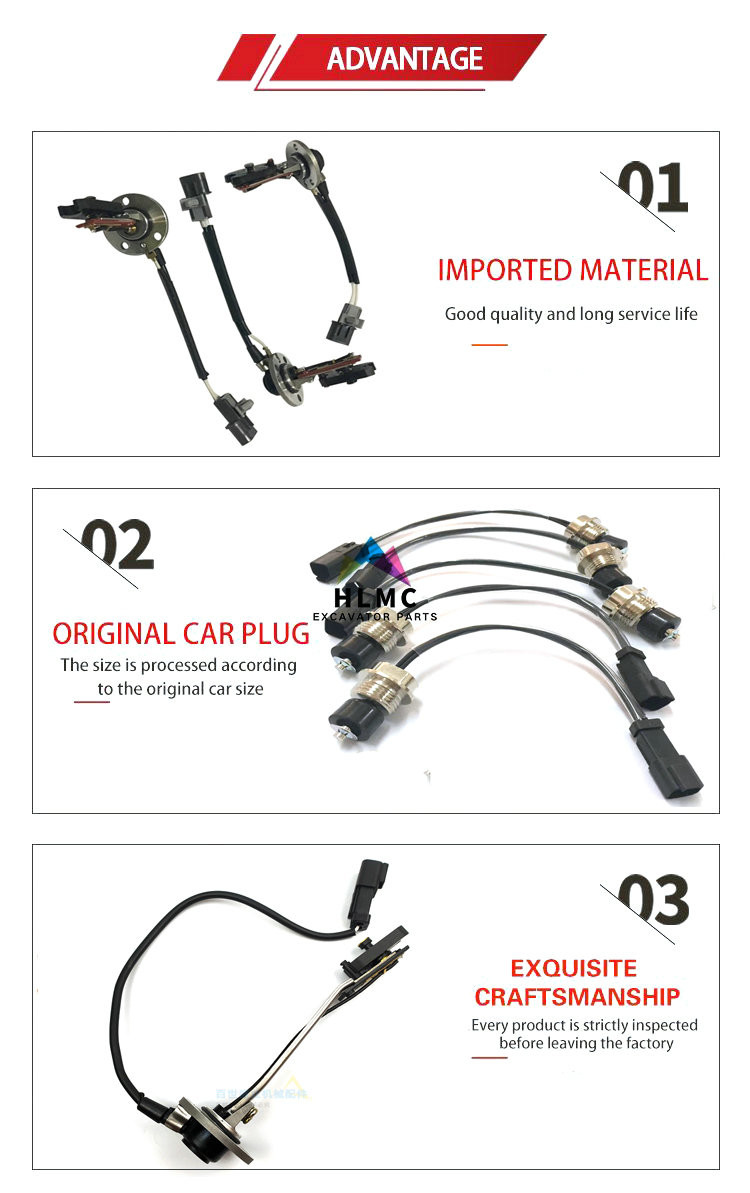 SK KOBELCO Excavator Sapre Parts Hydraulic Oil Level Sensor Switch