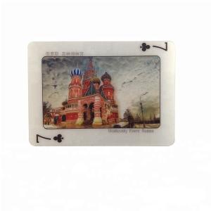 Quality Reusable 0.35mm PET 3D Lenticular Kids Playing Poker wholesale