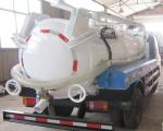 5-6CBM LHD 4X2 Sewage Suction Truck , Combination Sewer Cleaning Truck