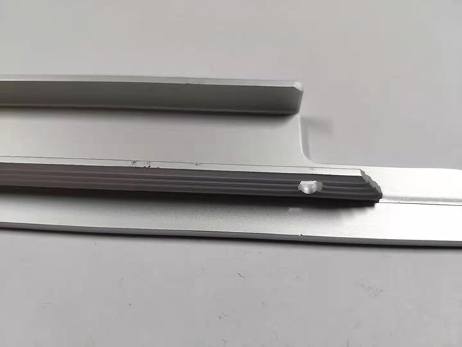 Mill Finished Custom CNC Aluminum Parts , CNC Alu Profile For Battery Frame