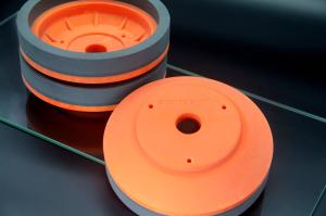 Quality Orange Resin Diamond Grinding Wheel Glass Bowl Speed 2800RPM wholesale