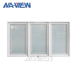 Quality Chinese Naview Long Tall Narrow 3 Lite Triple Glazed Pane Casement Windows wholesale