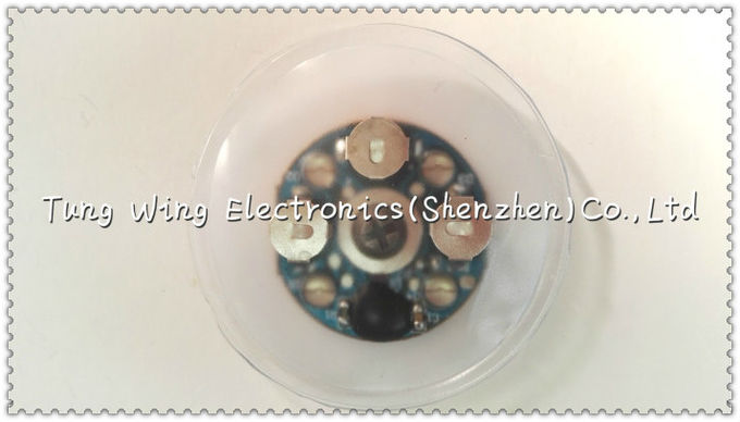 Round Flashing Sound Recording Module Waterproof For Kids Clothing Shoes Pillow