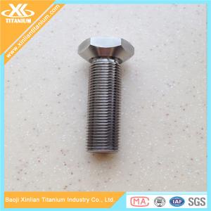Quality High Tensile Pure Titanium Hex Flat Head Bolts Manufacturer wholesale