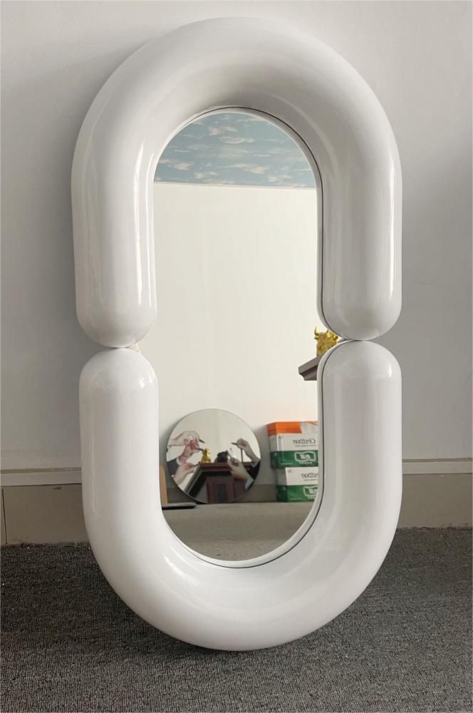 Oval Bathroom Led Wall Full Length Mirror Hanging Vanity Tall Mirror