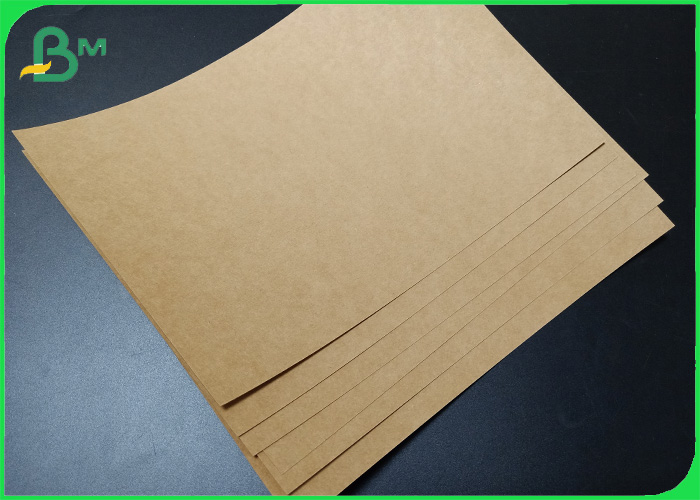 Uncoated 200gsm 250gsm Brown Kraft Paper Sheets A3 / A4 / A5 Size