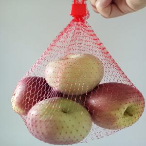 Quality 80Mesh Red LDPE Mesh Vegetable Storage Bags For Fruit wholesale