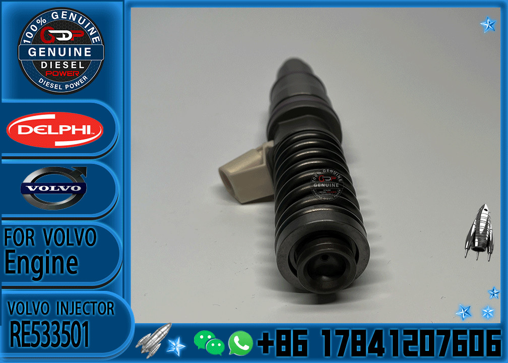 Volvo Engine Common Rail Injector 33800-84400 Re533501 Re533608 Se501959 Injector
