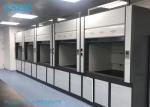 Double Door Lab Fume Cupboard , Steel Material Chemistry Lab Fume Hood