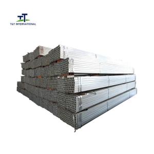 Quality Scaffolding Welded Pre Galvanized Steel Square Tubing Cold Rolled Non Secondary wholesale