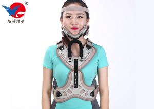 Quality Adjustable Head Neck Chest Medical Orthosis With Aluminum Alloy And Plastic Plate wholesale