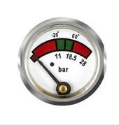 Quality Brass Back Mount Diaphragm Fire Extinguisher Gauge With Mat / Polish Finishing wholesale
