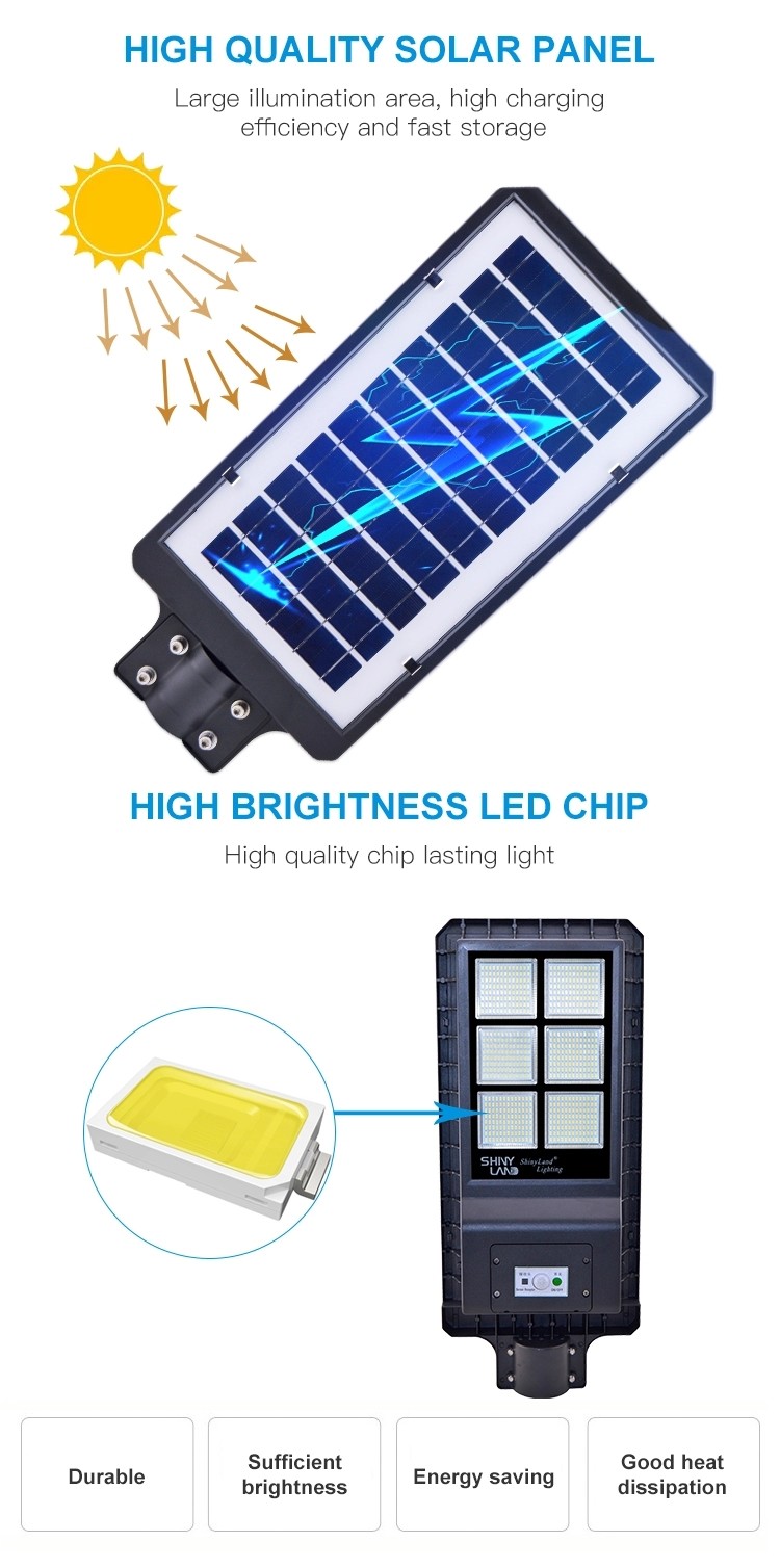 Waterproof 30w All In One Solar Street Light With Intelligent Remote Control Function