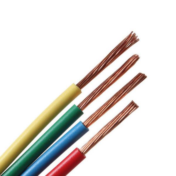 Single 1.5mm 2.5mm 4mm 6mm Stranded Copper Conductor Flexible PVC Insulation