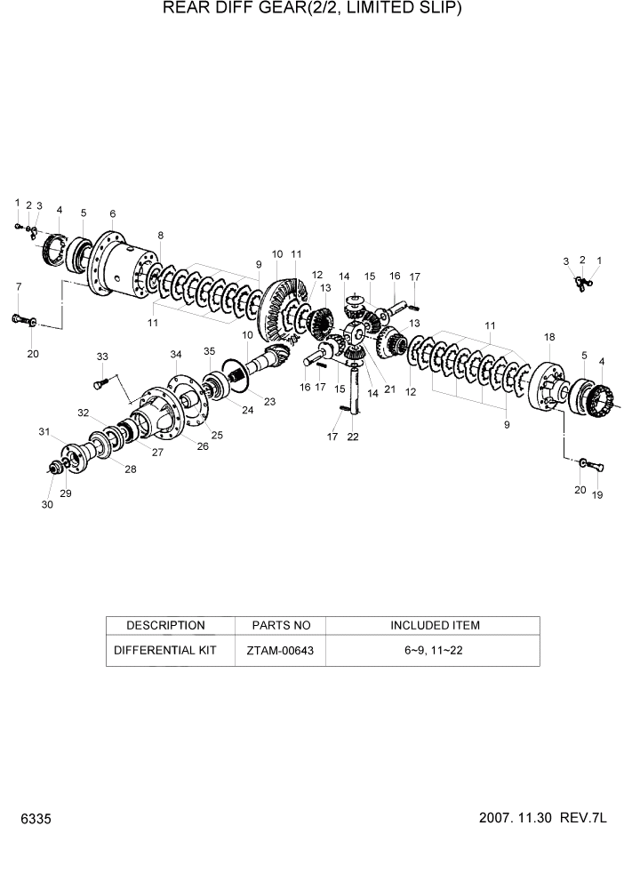 HL730-7 Excavator Swing Bearing ZTAM-00137 ZTAM-00168 ZTAM-00176 ZTAM-00169