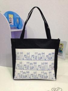 Quality canvas shopping bag/ custom printed recycled shopping bag wholesale