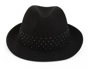 Quality embellished-trim fedora hat wholesale