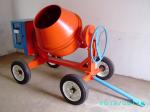 4 Wheel Manual Tipping Mini Diesel Concrete Mixer with 350 Liters Drum