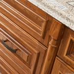 Classical RTA Lampblack 5mm Solid Wood Kitchen Island ODM