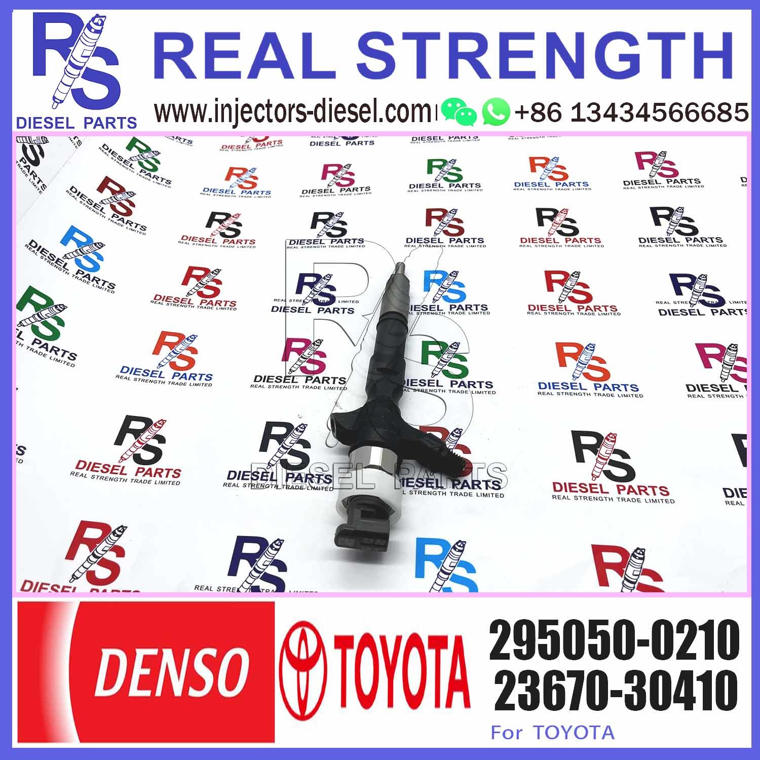Hot Selling Genuine New Diesel Fuel Injector 295050-0460 295050-0200 For Toyata Car 23670-30400 23670-30440 23670-39435