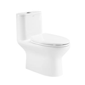 Quality Ceramic One Piece Compact Elongated Toilet 0.8/1.2 Gpf Double Flush wholesale