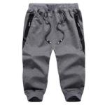 Midweight Plus Men Mesh Shorts Worsted Breathable Knitted Outdoor Men'S Pants