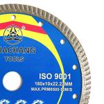 6 Inch 180mm Diamond Blade Porcelain Cutting Disc For Angle Grinder 22.23mm Bore