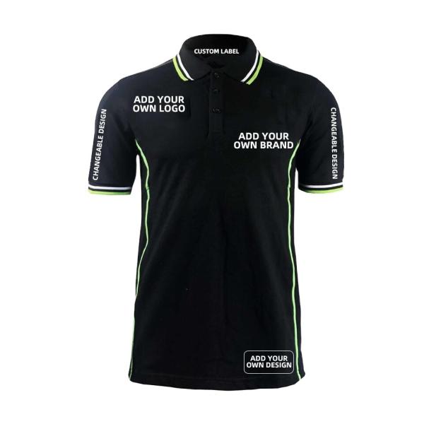 Customized Logo Printing Sublimation Racing Teamwear Motorcycle Polo Shirts for