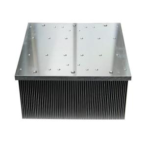 Quality Square Insert Fin Air Cooling Aluminum Heat Sink Extrusion wholesale