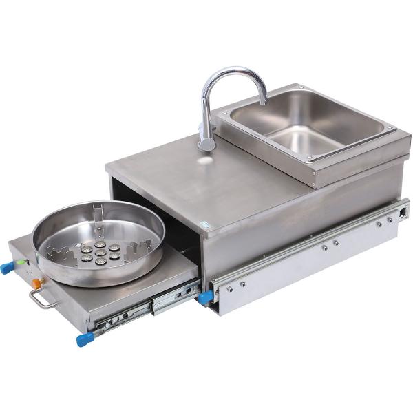 JP Portable stainless steel pull out gas stove for outdoor kitchen RV motorhome