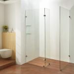 31''X31''X75'' 3 Sided Frameless Glass Shower Enclosure 6mm