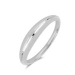 Flat 18K Gold Plated Boho 925 Sterling Silver Stacking Women's Rings