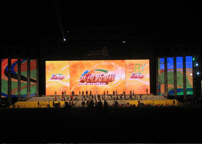 MBI5024 IC Stage Background 6MM led video wall With High Contrast Ratio