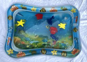 Quality Interesting Inflatable Baby Water Mat Toy With Sea Animal / Two - Chamber wholesale