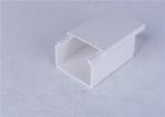 Green Level PVC Extrusion Profiles , Customized Plastic Wiring Duct