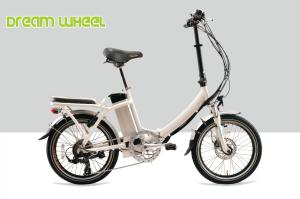 Quality Full Size Electric Folding Bike For Adults , Lightweight Folding Ebikes 21.5kgs wholesale