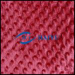 Professional Plain Velboa Fur Fabric Soft Fabric With Raised Dot