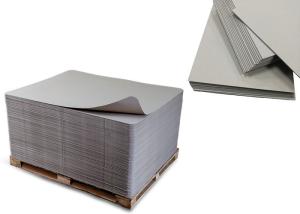 Quality 700x1000mm 300gsm-3000gsm Solid Laminated Grey Board Paper Sheet wholesale