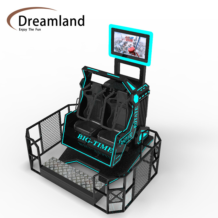 Black 360-degree Game Machine Virtual Adventure Powered By Electricity For An Unforgettable Experience