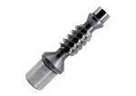 Stainless Steel Miniature Worm Drive Shaft 6 Teeth Spur Gear Shaft 3.0 Module