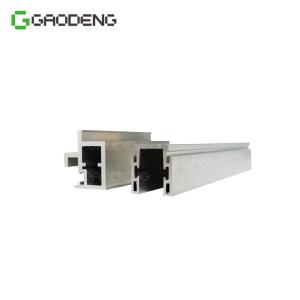 Quality 6000 Series Aluminium Glass Door Profile Powder Coated Wood Grain Anodized wholesale