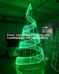 led spiral christmas tree