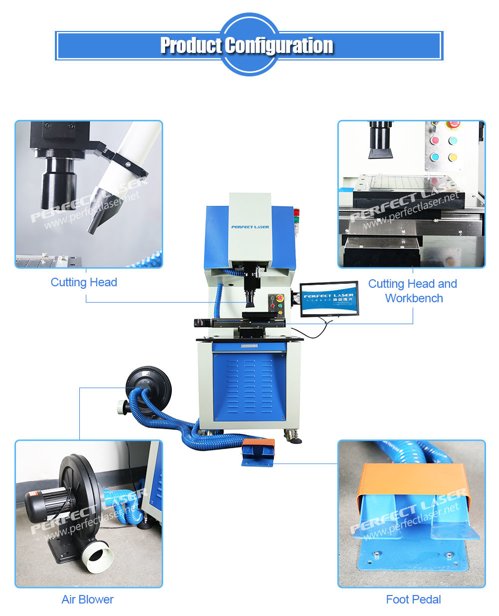 20W 50w Laser Scribing Machine , Fiber Laser Cutting Machine For Solar Cell