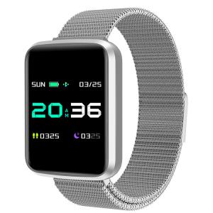 Quality Steel 202 Health Monitoring Smartwatch 260 MM Zinc alloy glass body temperature wristband wholesale