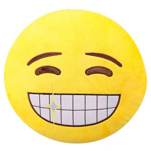Quality Yellow Color Office Chair Cushion , Embroidery Logo Cotton Chair Pads 30CM wholesale